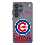 Chicago Cubs Confetti Clear Phone Case for Samsung Galaxy-0