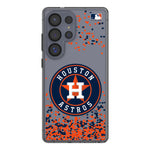 Houston Astros Confetti Clear Phone Case