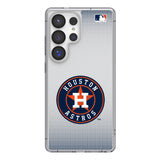 Houston Astros Linen Clear Phone Case