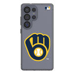 Milwaukee Brewers Text Backdrop Clear Phone Case