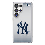 New York Yankees Linen Clear Phone Case for Samsung Galaxy