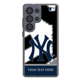New York Yankees Personalized EndZone Plus Clear Phone Case for Samsung Galaxy
