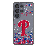 Philadelphia Phillies Confetti Clear Phone Case