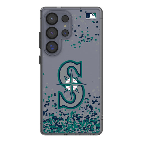 Seattle Mariners Confetti Clear Phone Case for Samsung Galaxy