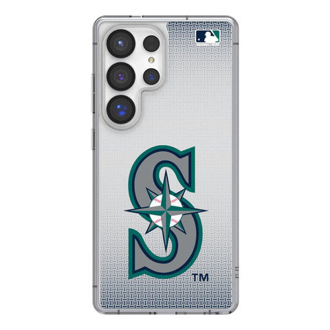 Seattle Mariners Linen Clear Phone Case for Samsung Galaxy