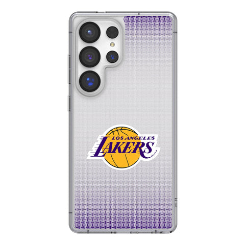 Los Angeles Lakers Linen Clear Phone Case for Samsung Galaxy