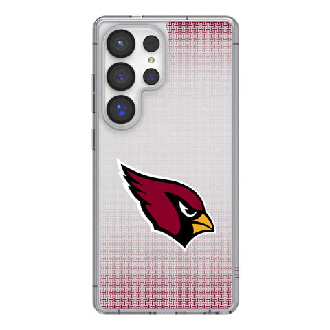 Arizona Cardinals Linen Clear Phone Case for Samsung Galaxy