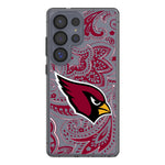 Arizona Cardinals Paisley Clear Phone Case for Samsung Galaxy