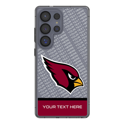 Arizona Cardinals Personalized EndZone Plus Clear Phone Case for Samsung Galaxy