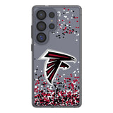 Atlanta Falcons Confetti Clear Phone Case for Samsung Galaxy