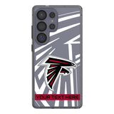 Atlanta Falcons Personalized Tilt Clear Phone Case for Samsung Galaxy