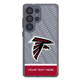 Atlanta Falcons Personalized EndZone Plus Clear Phone Case for Samsung Galaxy