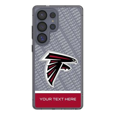 Atlanta Falcons Personalized EndZone Plus Clear Phone Case for Samsung Galaxy