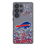 Buffalo Bills Confetti Clear Phone Case