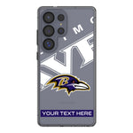 Baltimore Ravens Personalized Tilt Clear Phone Case for Samsung Galaxy