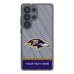 Baltimore Ravens Personalized EndZone Plus Clear Phone Case for Samsung Galaxy