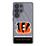 Cincinnati Bengals Personalized EndZone Plus Clear Phone Case for Samsung Galaxy