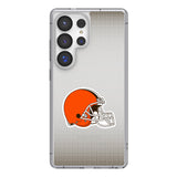 Cleveland Browns Linen Clear Phone Case for Samsung Galaxy