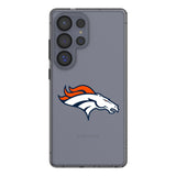 Denver Broncos Text Backdrop Clear Phone Case