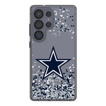 Dallas Cowboys Confetti Clear Phone Case