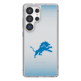 Detroit Lions Linen Clear Phone Case for Samsung Galaxy