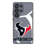 Houston Texans Personalized Tilt Clear Phone Case for Samsung Galaxy