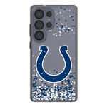Indianapolis Colts Confetti Clear Phone Case for Samsung Galaxy