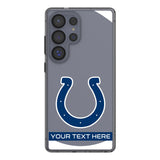 Indianapolis Colts Personalized Tilt Clear Phone Case for Samsung Galaxy