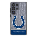 Indianapolis Colts Personalized EndZone Plus Clear Phone Case for Samsung Galaxy