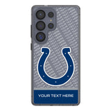 Indianapolis Colts Personalized EndZone Plus Clear Phone Case for Samsung Galaxy