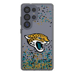 Jacksonville Jaguars Confetti Clear Phone Case for Samsung Galaxy