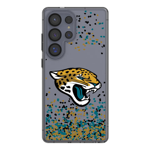 Jacksonville Jaguars Confetti Clear Phone Case for Samsung Galaxy
