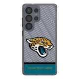 Jacksonville Jaguars Personalized EndZone Plus Clear Phone Case for Samsung Galaxy