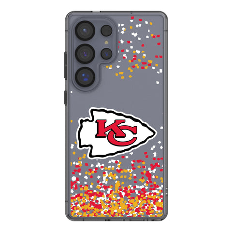 Kansas City Chiefs Confetti Clear Phone Case for Samsung Galaxy
