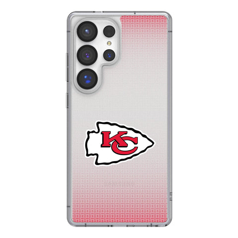 Kansas City Chiefs Linen Clear Phone Case for Samsung Galaxy