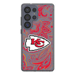 Kansas City Chiefs Paisley Clear Phone Case for Samsung Galaxy