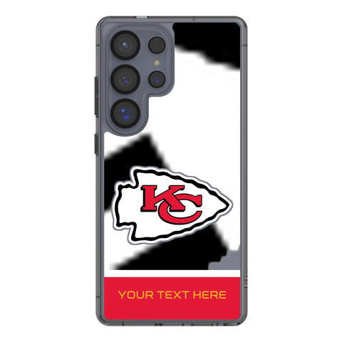 Kansas City Chiefs Personalized EndZone Plus Clear Phone Case for Samsung Galaxy