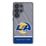 Los Angeles Rams Personalized EndZone Plus Clear Phone Case for Samsung Galaxy