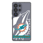 Miami Dolphins Personalized Tilt Clear Phone Case for Samsung Galaxy