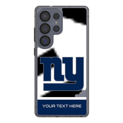 New York Giants Personalized EndZone Plus Clear Phone Case for Samsung Galaxy