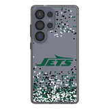 New York Jets Confetti Clear Phone Case for Samsung Galaxy