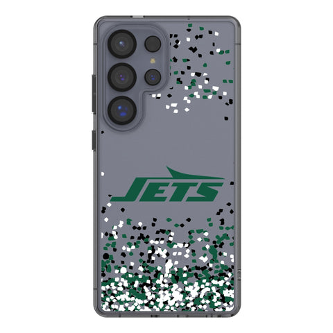 New York Jets Confetti Clear Phone Case for Samsung Galaxy
