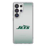 New York Jets Linen Clear Phone Case for Samsung Galaxy