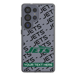 New York Jets Personalized Tilt Clear Phone Case for Samsung Galaxy
