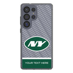 New York Jets Personalized EndZone Plus Clear Phone Case for Samsung Galaxy