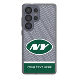 New York Jets Personalized EndZone Plus Clear Phone Case for Samsung Galaxy