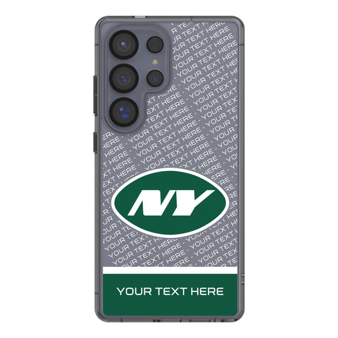 New York Jets Personalized EndZone Plus Clear Phone Case for Samsung Galaxy