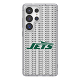 New York Jets Text Backdrop Clear Phone Case for Samsung Galaxy