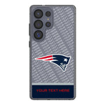 New England Patriots Personalized EndZone Plus Clear Phone Case for Samsung Galaxy