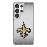 New Orleans Saints Linen Clear Phone Case for Samsung Galaxy